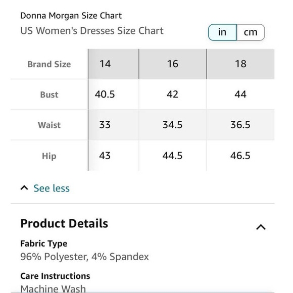 NWT Donna Morgan 3/4 Sleeve Twisted Neckline Sheath Dress - Black Size 16 - Picture 5 of 12